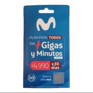 Movistar Prepago 5G – Navega y Llama con 30 Días de Beneficios. - Imagen 1