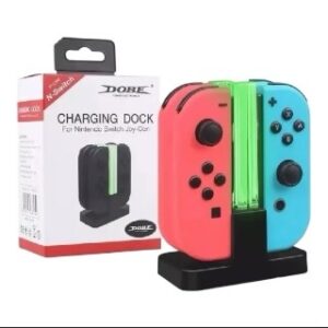 Dock de Carga DOBE para Joy-Con: Carga Hasta 4 Controles Simultáneamente - Imagen 3
