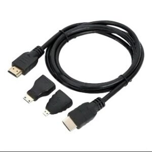 Cable HDMI 2 Adaptadores | 1.5m - Imagen 2