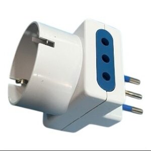Adaptador de Enchufe Europeo Schuko – 3 Salidas - Imagen 2