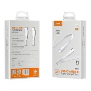 Cable tipo C ambos 65W – LDNIO 2mts - Imagen 2