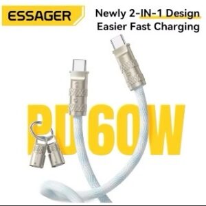 Lanyard-Correa con Cable Carga Rápida USB-C | Ideal para Móviles - Imagen 3