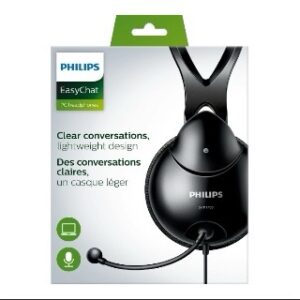Audífonos Philips SHM1900 con Micrófono Ajustable – Ideal para PC y Videollamadas - Imagen 1