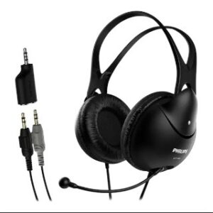 Audífonos Philips SHM1900 con Micrófono Ajustable – Ideal para PC y Videollamadas - Imagen 2