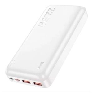 Power Bank Hoco J101A 20000mAh | Carga Rápida 22.5W y 3 Salidas USB - Imagen 3
