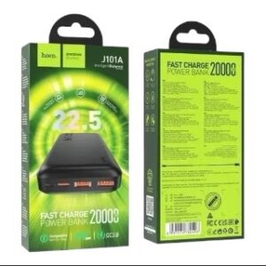 Power Bank Hoco J101A 20000mAh | Carga Rápida 22.5W y 3 Salidas USB - Imagen 1