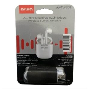 Audífonos AIWA Bluetooth 5.0 Inalámbricos con Estuche Recargable - Imagen 3