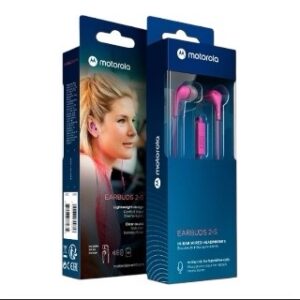 Audífonos Motorola Earbuds 105 con Micrófono y Diseño Ligero - Imagen 2