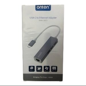 Adaptador Onten USB-C a Ethernet + 3 USB – Compatible con Mac y Windows - Imagen 3