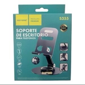 Soporte Motomo S355 | Metálico, ajustable y rotación 360° - Imagen 3