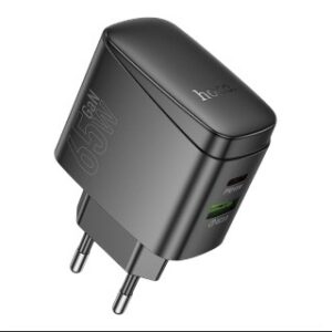 Cargador HOCO 65W PD + QC3.0 – Rápido y Dual para Laptop y Celular - Imagen 1