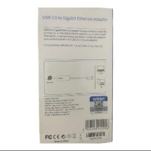 Adaptador Onten USB 3.0 a Gigabit Ethernet 1000Mbps – Plug & Play - Imagen 3