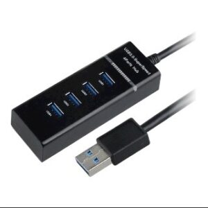 Hub USB 3.0 de 4 Puertos con Alta Velocidad 5Gbps y LED – Slim y Potente - Imagen 3