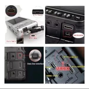 Cable USB a Mini USB 8P – Compatible con cámaras Sony, Canon, Nikon - Imagen 3