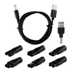 Cable USB a DC 5.5x2.1mm con 6 Adaptadores – Cargador Universal Portátil - Imagen 4