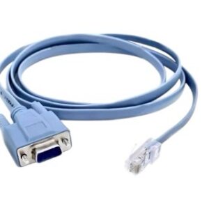Cable Consola RJ45 a DB9 para Routers y Switches Cisco – RS232 - Imagen 3