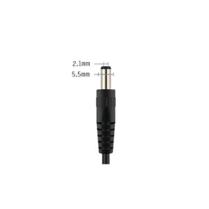 Cable USB a DC 5.5x2.1mm – 1 Metro de Largo para Cámaras y LEDs - Imagen 3