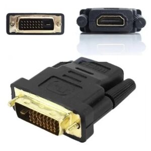 Adaptador DVI-D Macho a HDMI Hembra para Monitor y Proyector - Imagen 3