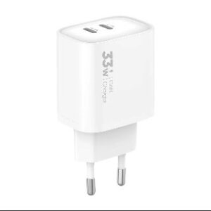 Cargador Vidvie PLE260 GaN 33W Doble USB-C + Cable Tipo C - Imagen 3