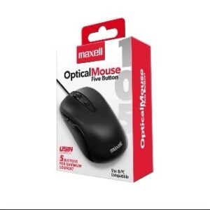 Mouse Maxell con Cable USB, Botón DPI y Diseño Antideslizante - Imagen 3